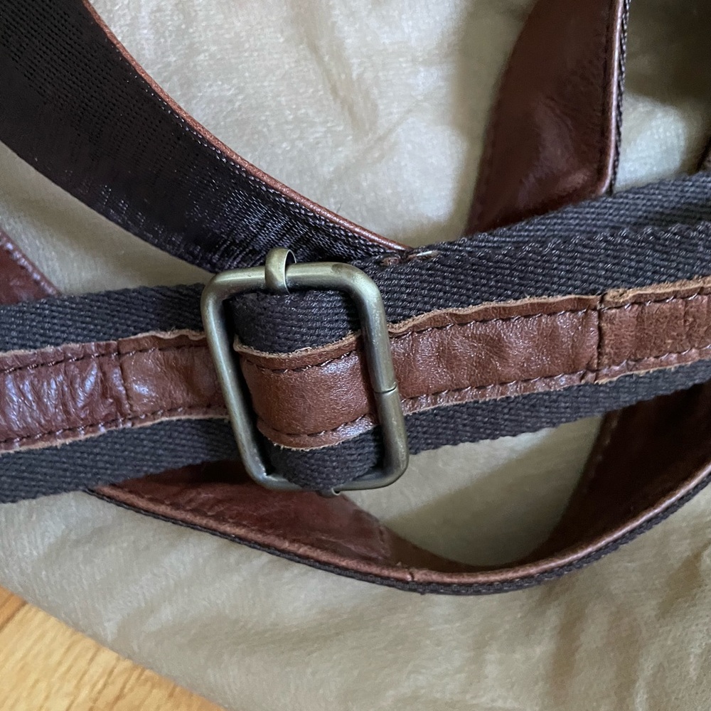 Lovestitch Luna Leather Patchwork Bag Euc - image 8